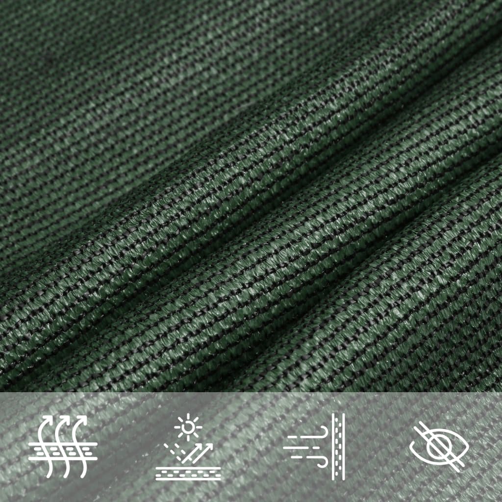 Uždanga nuo saulės, tamsiai žalia, 2x3,5m, HDPE, 160g/m²