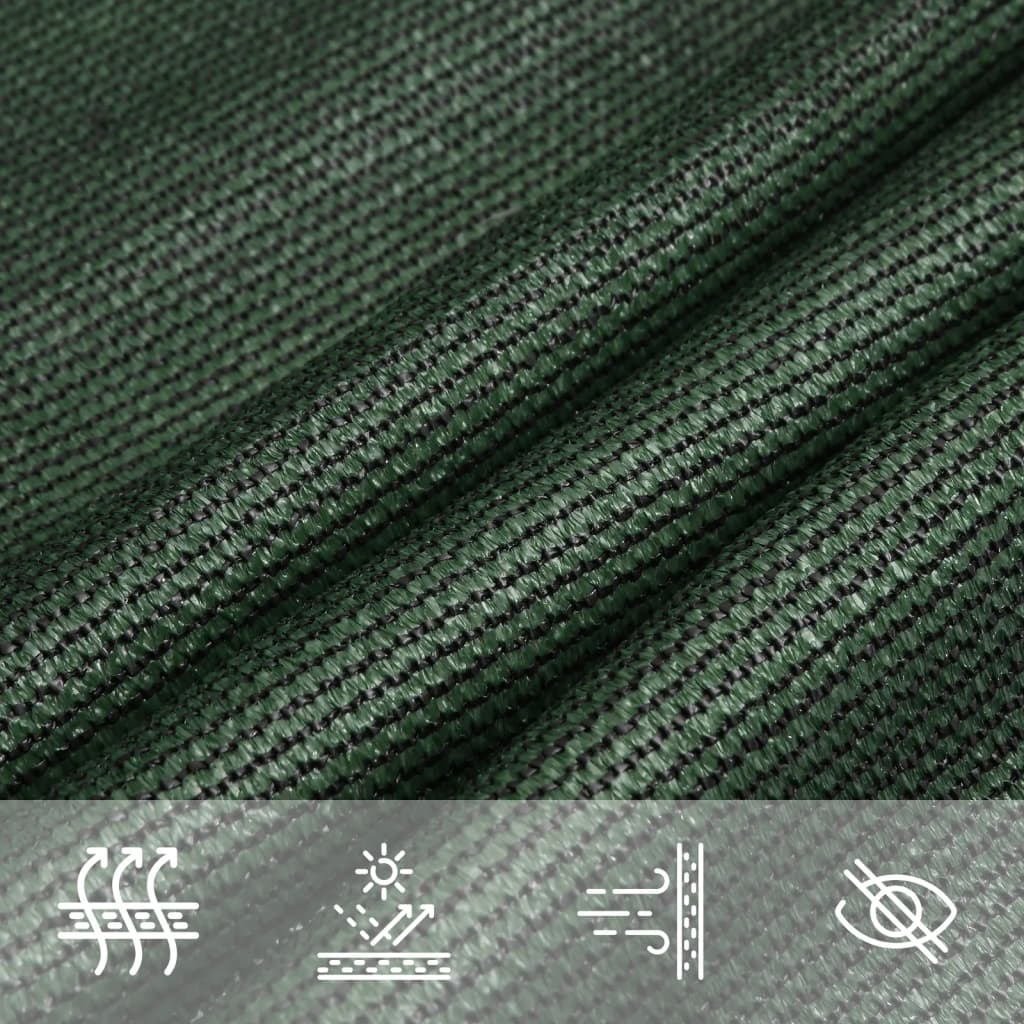 Uždanga nuo saulės, tamsiai žalios spalvos, 2x4m, HDPE, 160g/m²