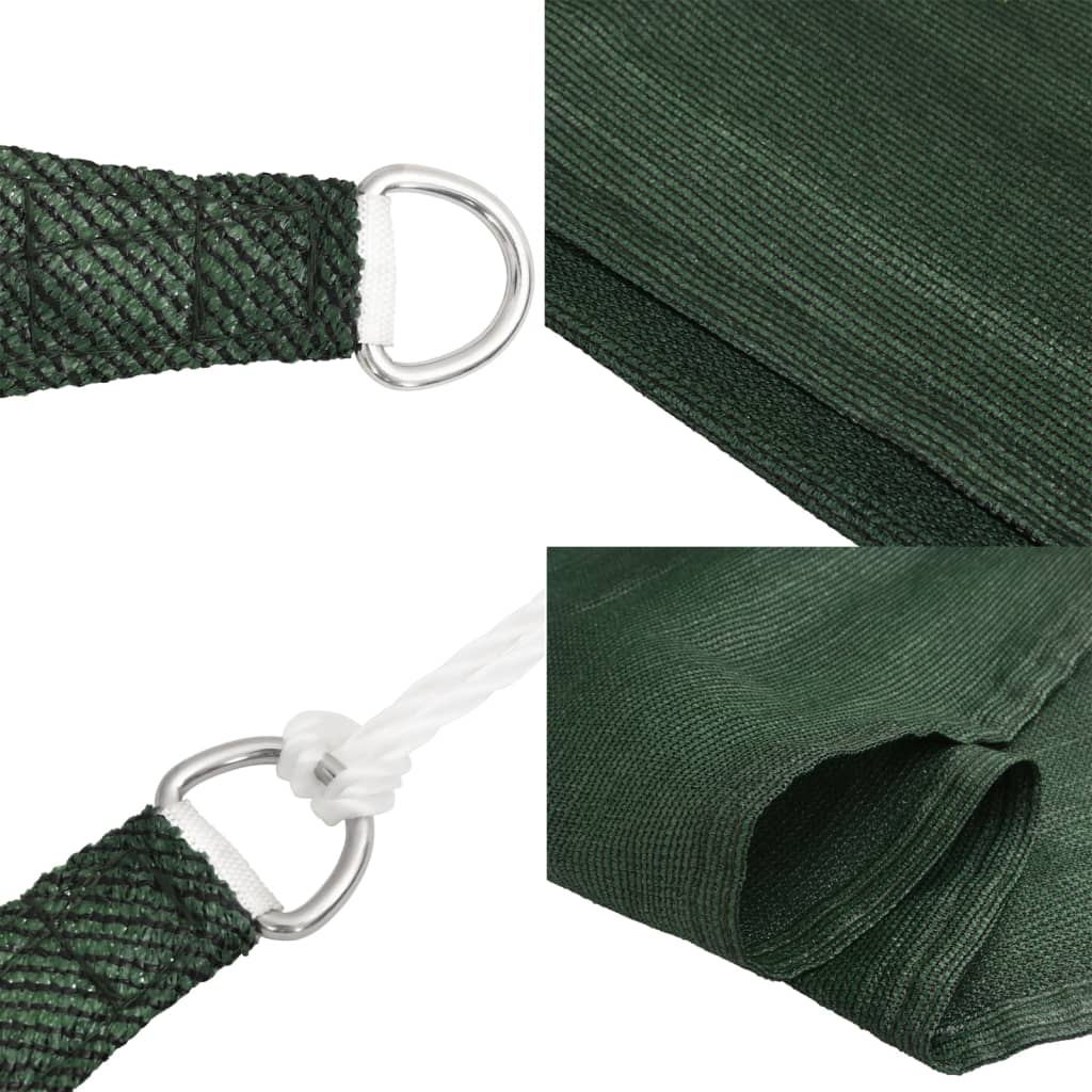 Uždanga nuo saulės, tamsiai žalios spalvos, 2x4m, HDPE, 160g/m²