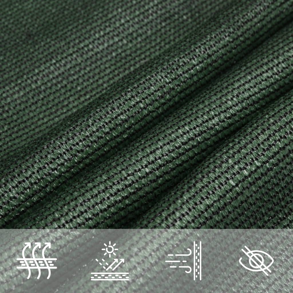 Uždanga nuo saulės, tamsiai žalia, 2,5x3m, HDPE, 160g/m²