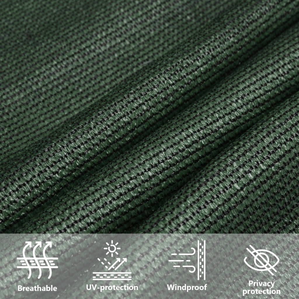 Uždanga nuo saulės, tamsiai žalios spalvos, 6x8m, HDPE, 160g/m²
