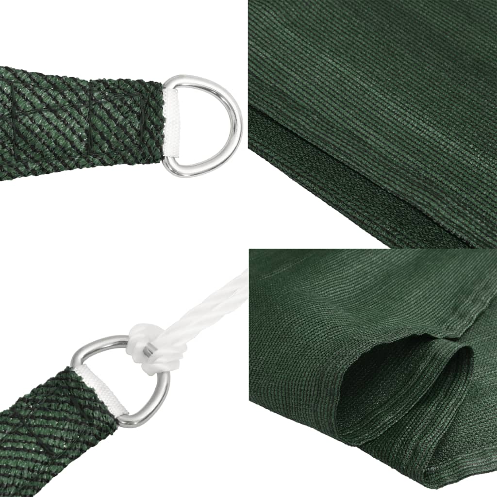 Uždanga nuo saulės, tamsiai žalia, 3,6x3,6x3,6m, HDPE, 160g/m²
