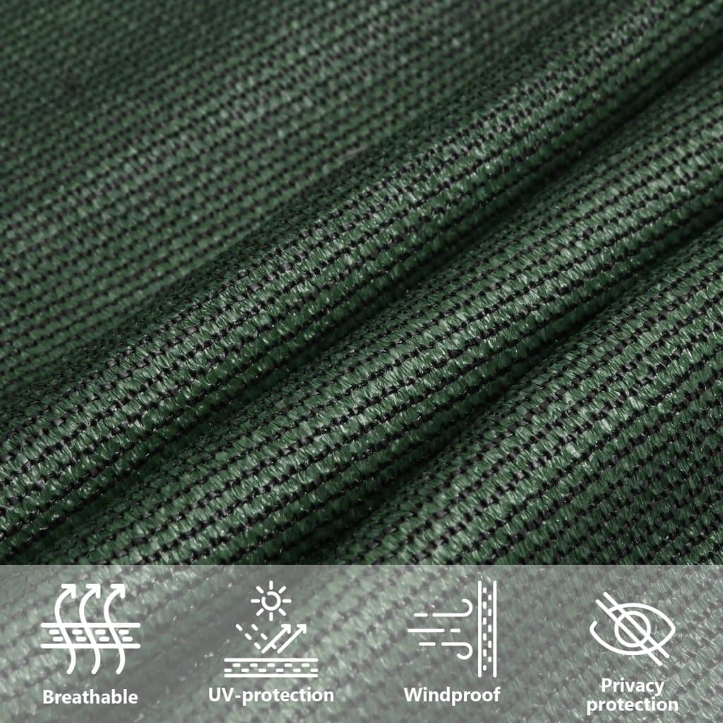 Uždanga nuo saulės, tamsiai žalia, 3x3x4,2m, HDPE, 160g/m²