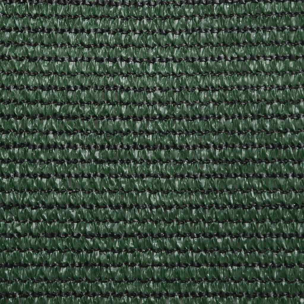 Sun shade sail, dark green, 5x7x7m, HDPE, 160g/m²