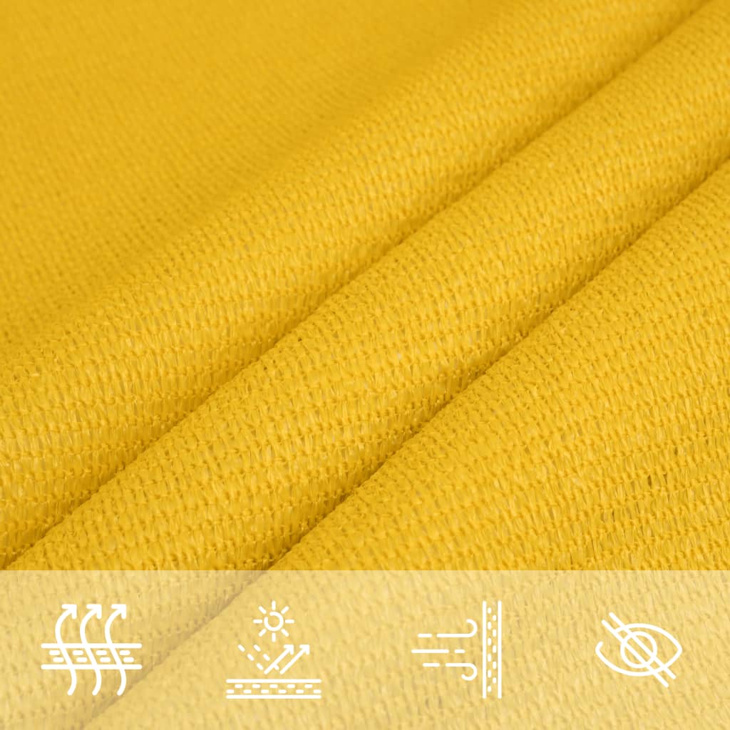 Burė nuo saulės, geltonos spalvos, 4x4m, HDPE, 160g/m²
