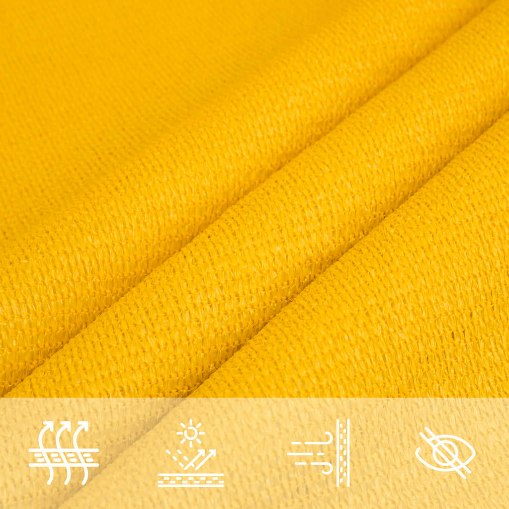 Burė nuo saulės, geltonos spalvos, 2x3,5m, HDPE, 160g/m²