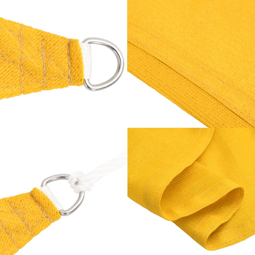 Uždanga nuo saulės, geltonos spalvos, 2,5x4m, HDPE, 160g/m²