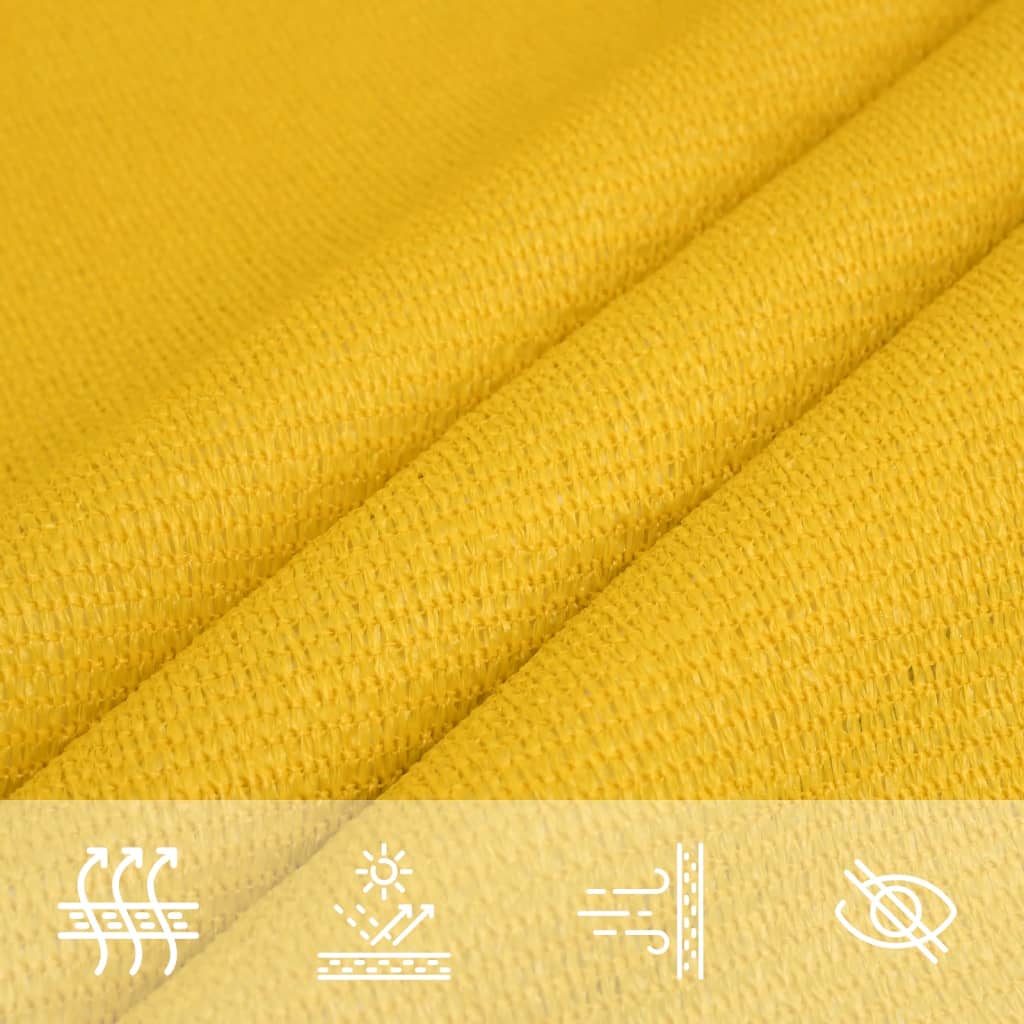 Burė nuo saulės, geltonos spalvos, 4x7m, HDPE, 160g/m²