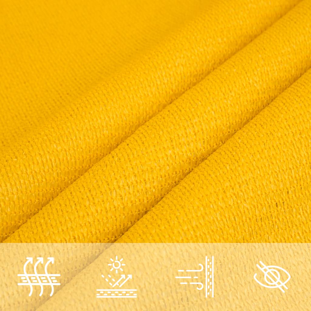 Burė nuo saulės, geltonos spalvos, 5x8m, HDPE, 160g/m²