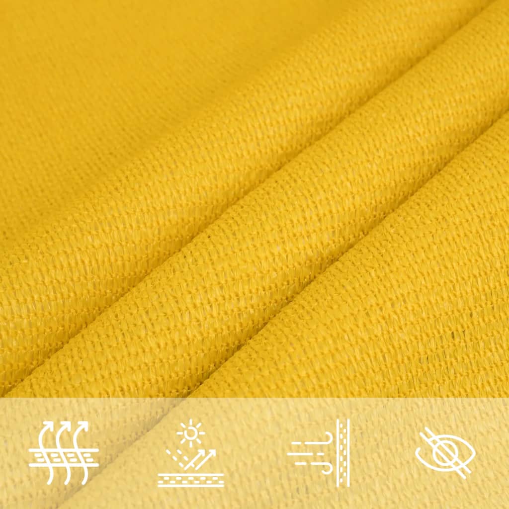 Burė nuo saulės, geltonos spalvos, 6x8m, HDPE, 160g/m²