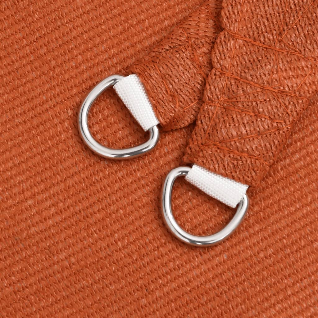 Burė nuo saulės, oranžinė, 4x4m, HDPE, 160g/m², kvadratinė