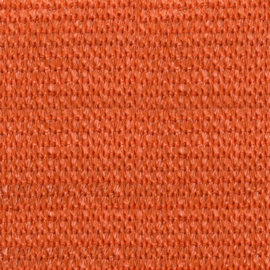 Uždanga nuo saulės, oranžinės spalvos, 3,5x5m, HDPE, 160g/m²