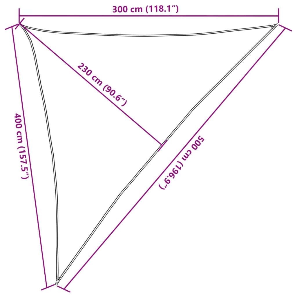 Uždanga nuo saulės, juodos spalvos, 3x4x5m, HDPE, 160g/m²