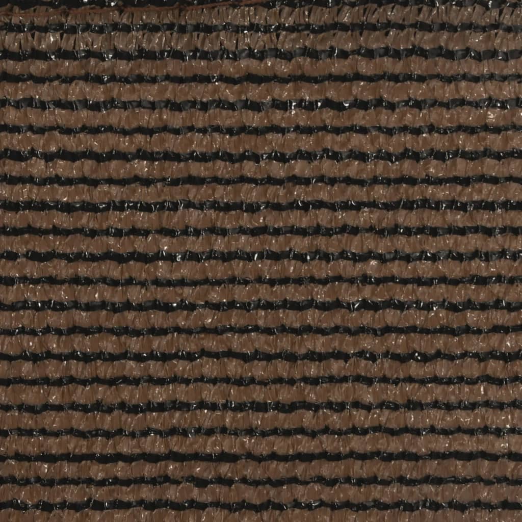 Sun sail, brown, 5x6m, HDPE, 160g/m²