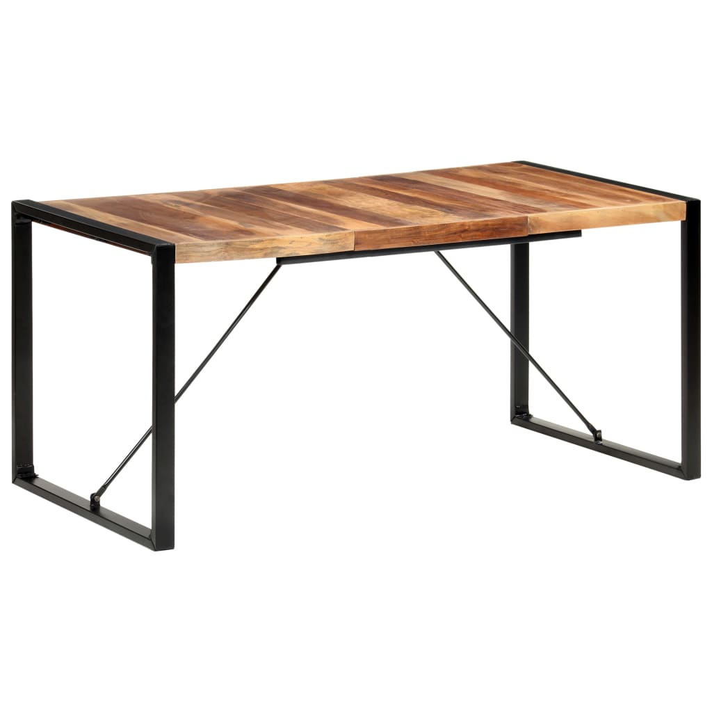 Valgomojo stalas, 160x80x75cm, medienos masyvas