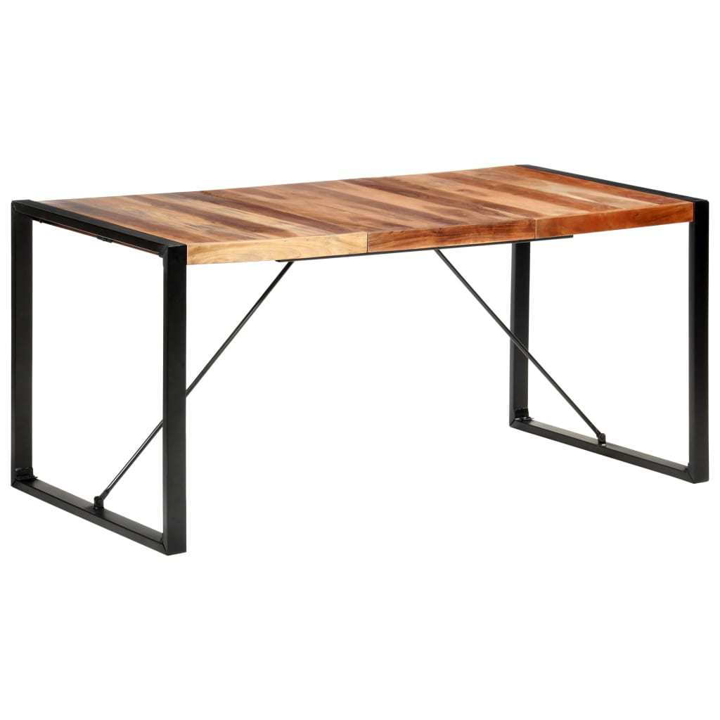 Valgomojo stalas, 160x80x75cm, medienos masyvas