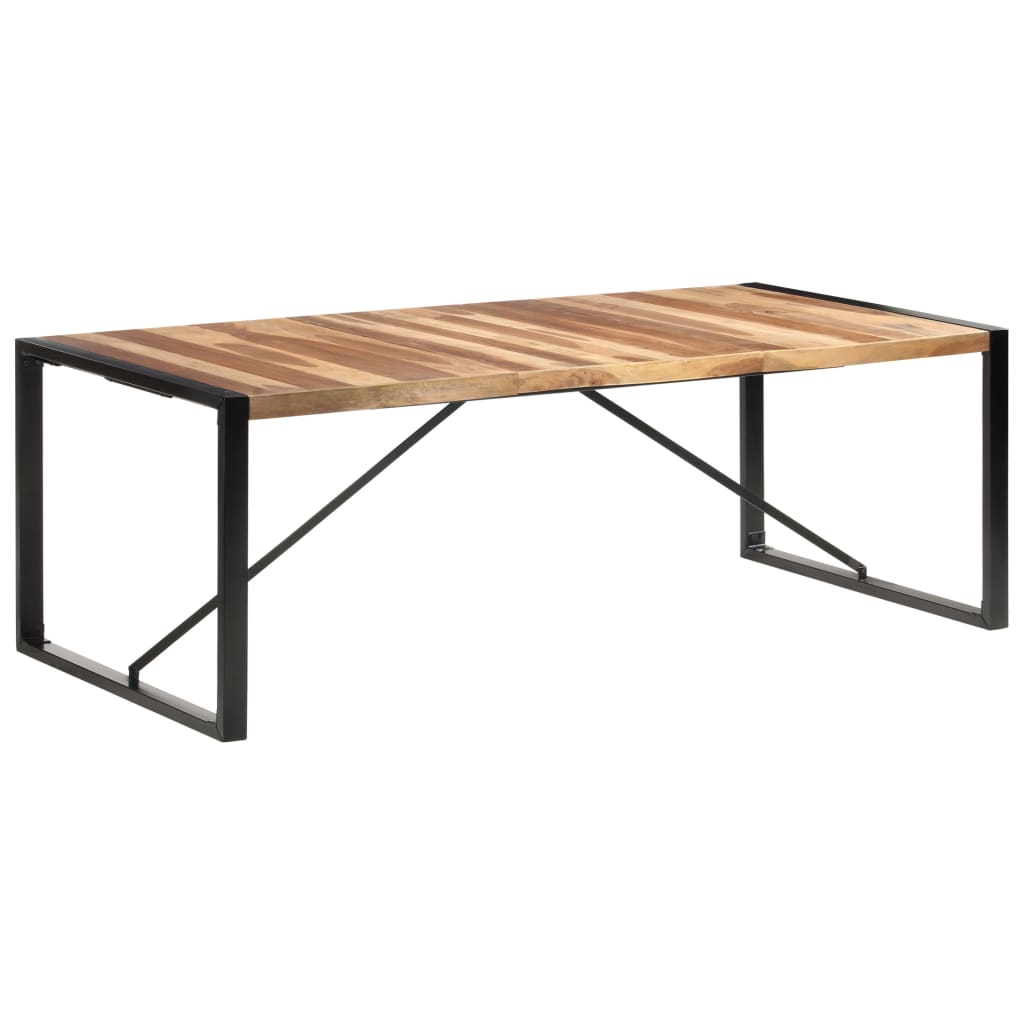 Valgomojo stalas, 220x100x75cm, medienos masyvas