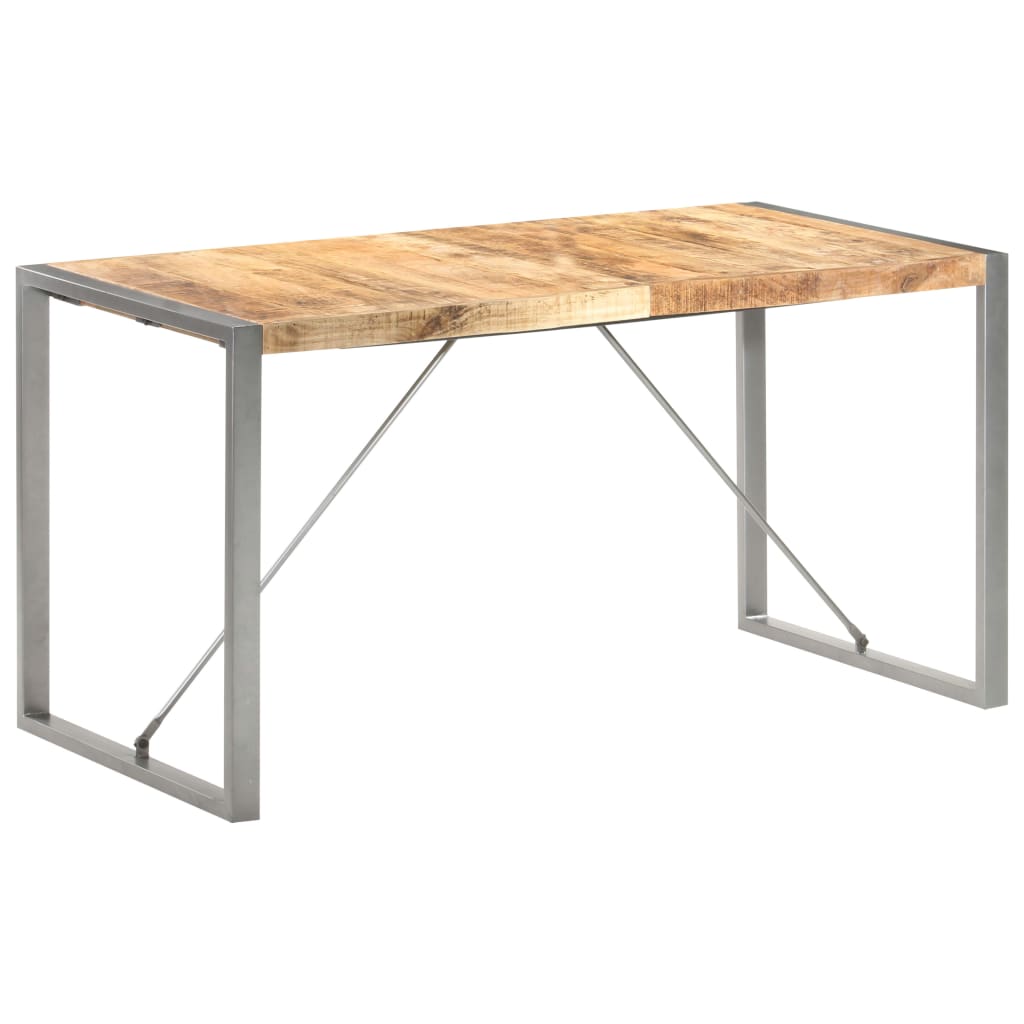 Valgomojo stalas, 140x70x75cm, mango medienos masyvas