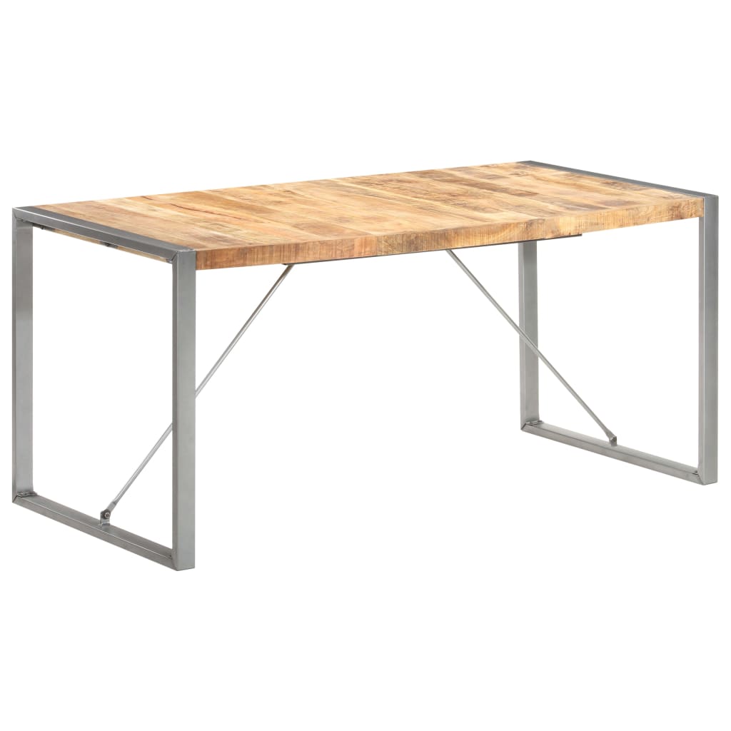 Valgomojo stalas, 160x80x75cm, mango medienos masyvas