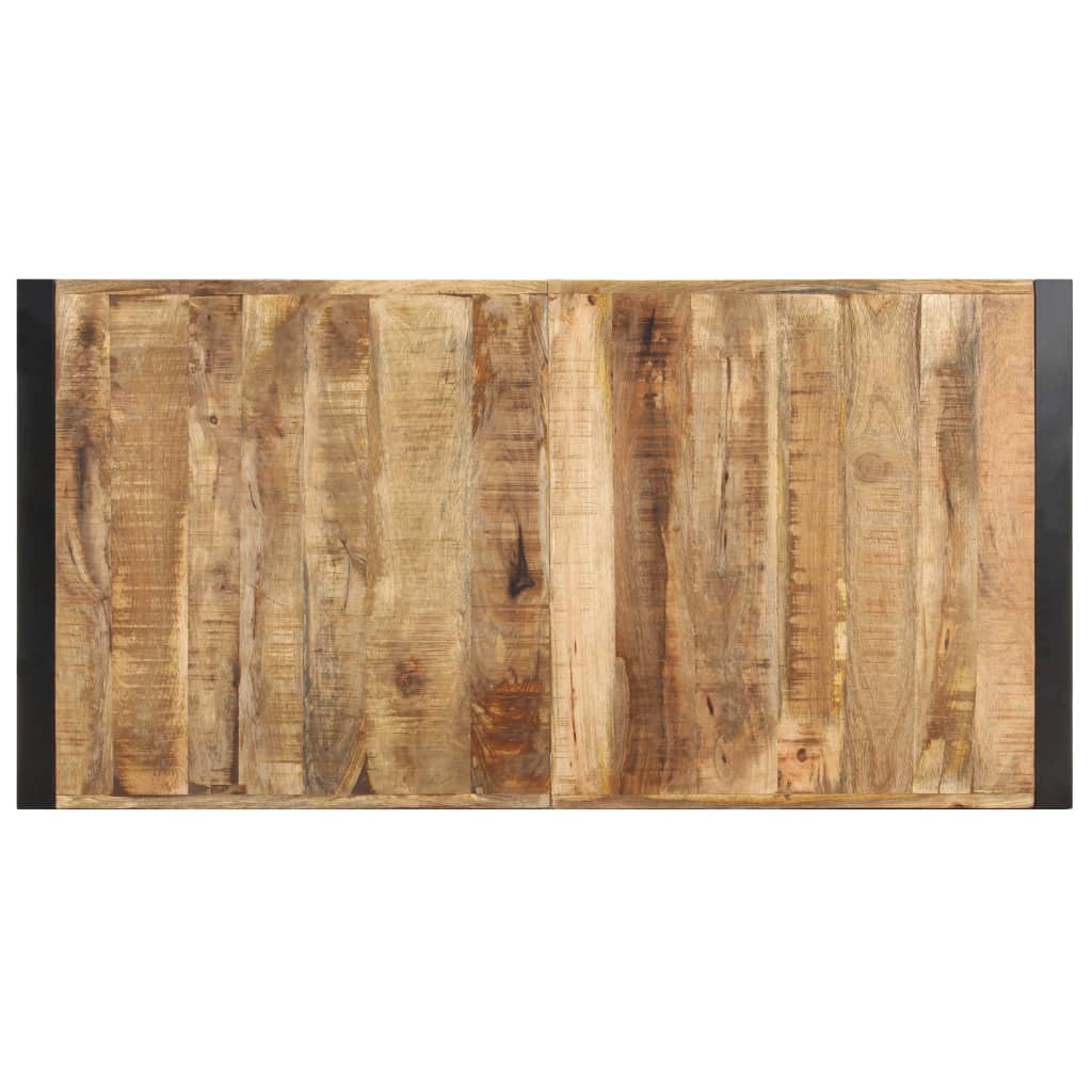 Kavos staliukas, 140x70x40cm, neapdorota mango mediena