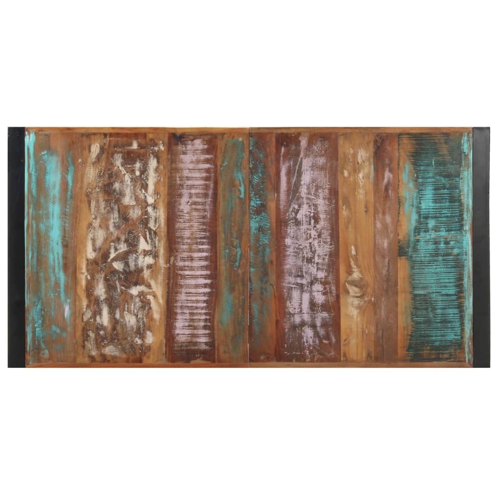Kafijas galdiņš, 140x70x40cm, pārstrādāta masīvkoka koksne