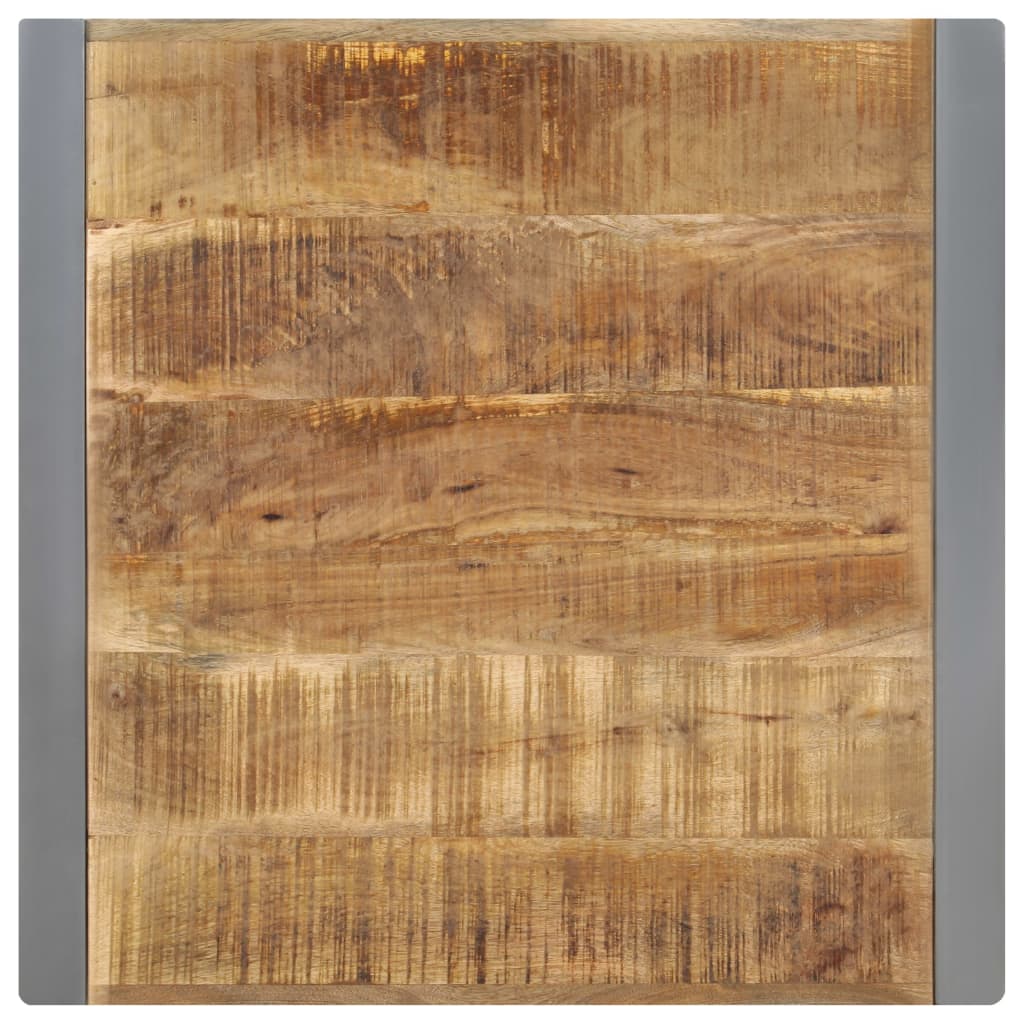 Valgomojo stalas, 70x70x75cm, neapdorota mango mediena