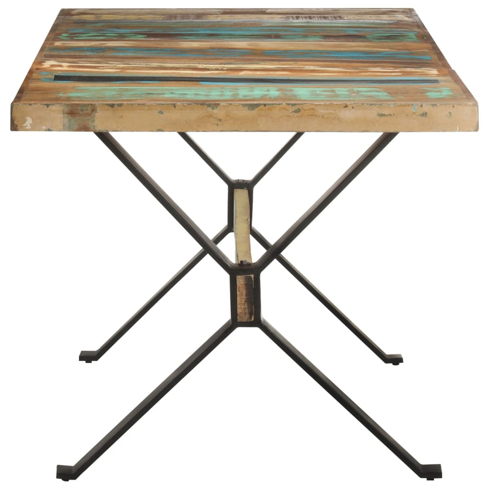 Valgomojo stalas, 160x80x76cm, perdirbtos medienos masyvas