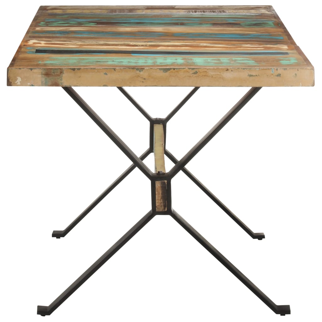 Valgomojo stalas, 160x80x76cm, perdirbtos medienos masyvas