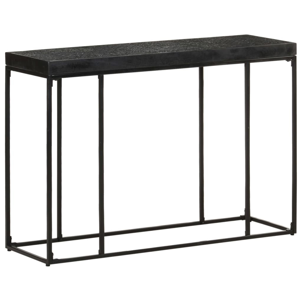Konsoles galda galdiņš, melns, 110x35x76cm, akācija un mango koks