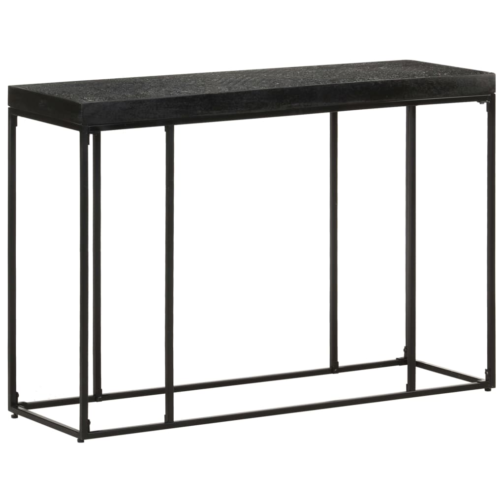 Konsoles galda galdiņš, melns, 110x35x76cm, akācija un mango koks