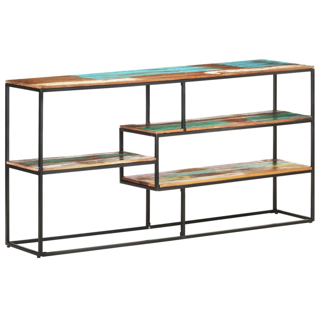 Sideboard, 150x30x75cm, solid reclaimed wood