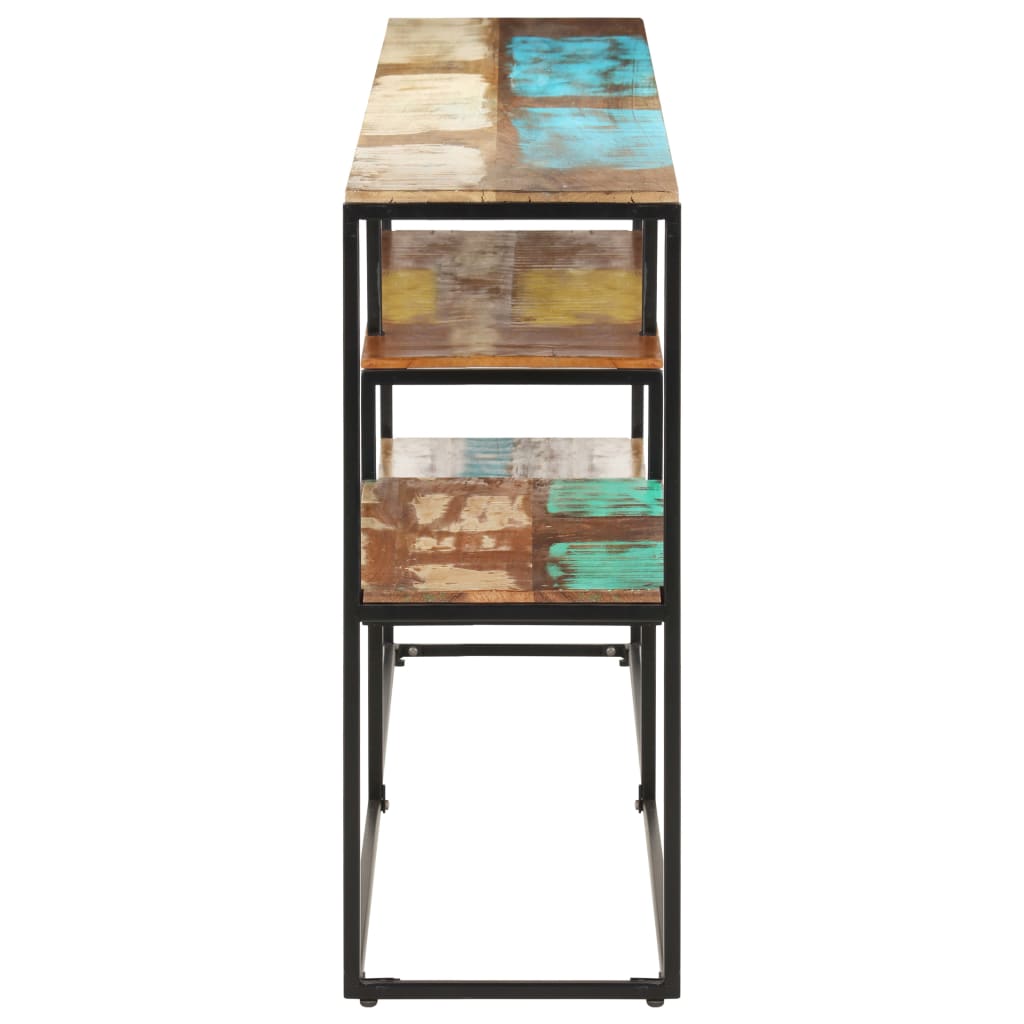 Sideboard, 150x30x75cm, solid reclaimed wood