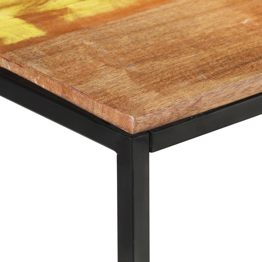 Sideboard, 150x30x75cm, solid reclaimed wood