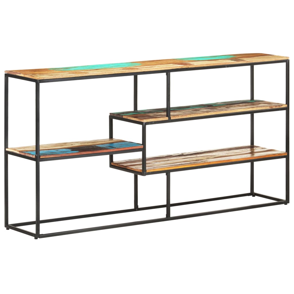 Sideboard, 150x30x75cm, solid reclaimed wood