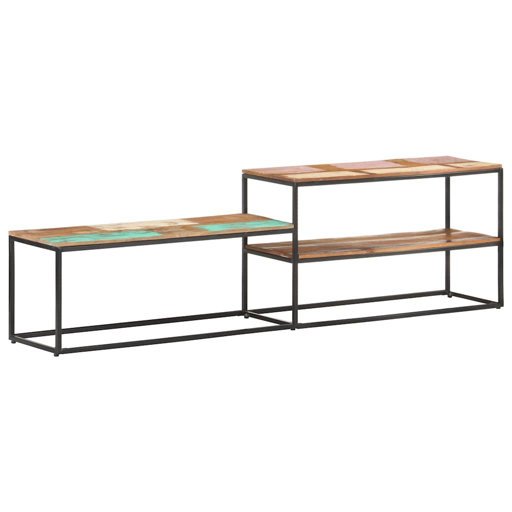 TV cabinet, 180x30x50cm, reclaimed wood