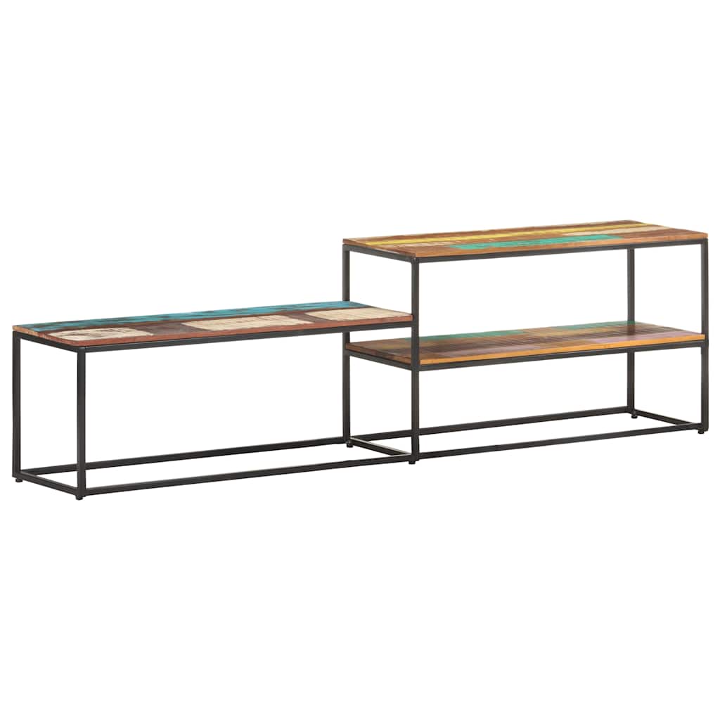 TV cabinet, 180x30x50cm, reclaimed wood