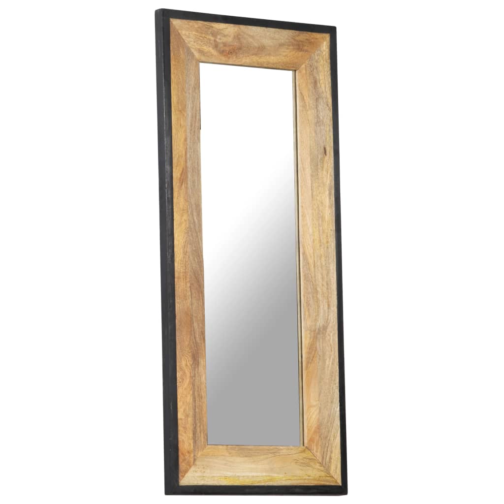 Mirror, 110x50cm, solid mango wood