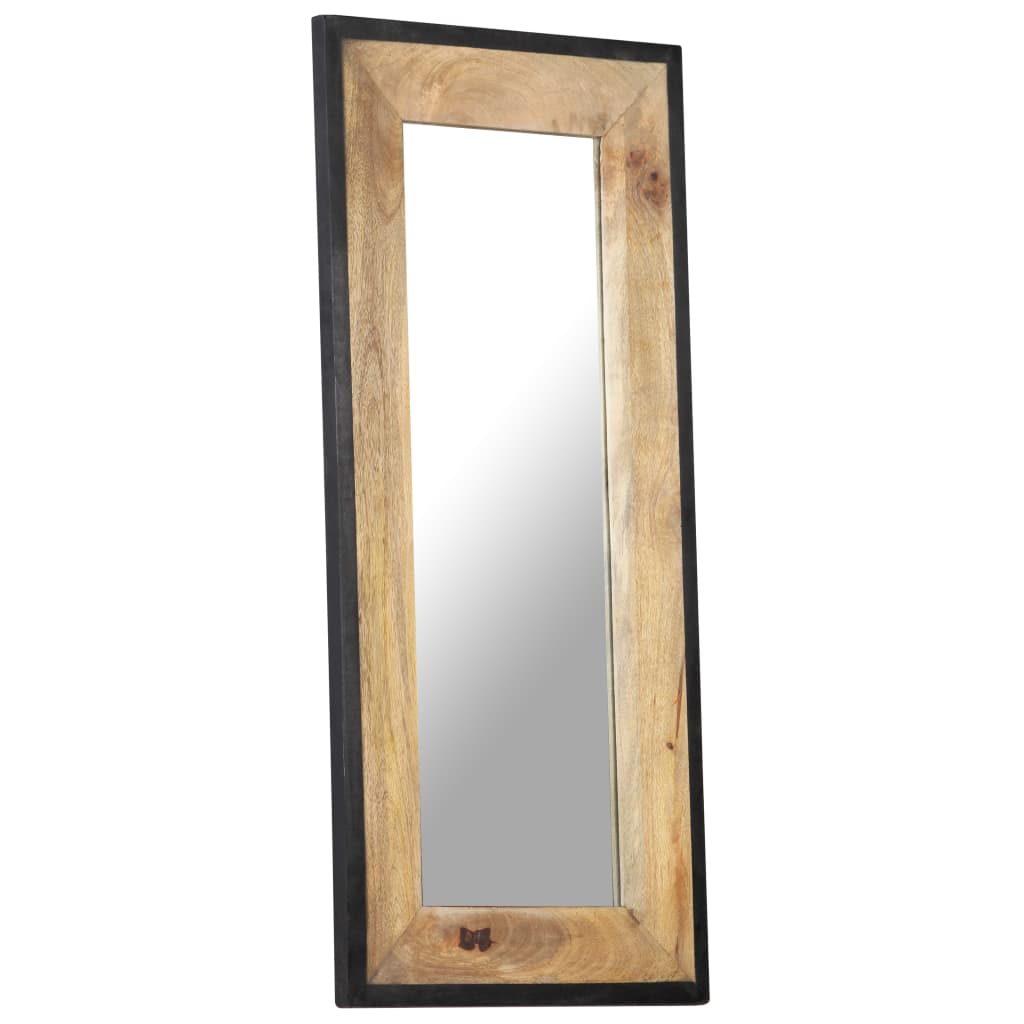 Mirror, 110x50cm, solid mango wood