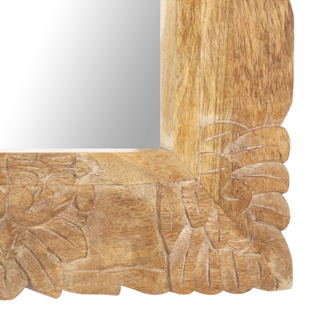 Mirror, 110x50cm, solid mango wood