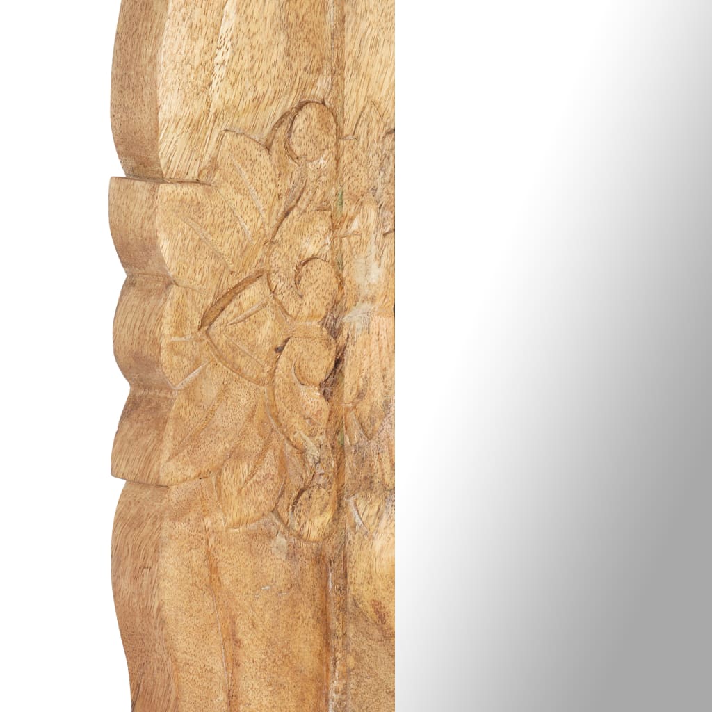 Mirror, 110x50cm, solid mango wood
