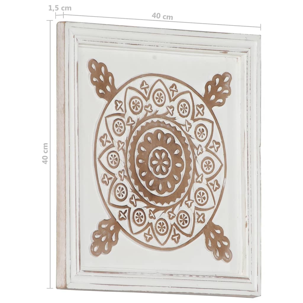 Sienos plokštės, 2vnt., 40x40x1,5cm, MDF, raižytos rankomis