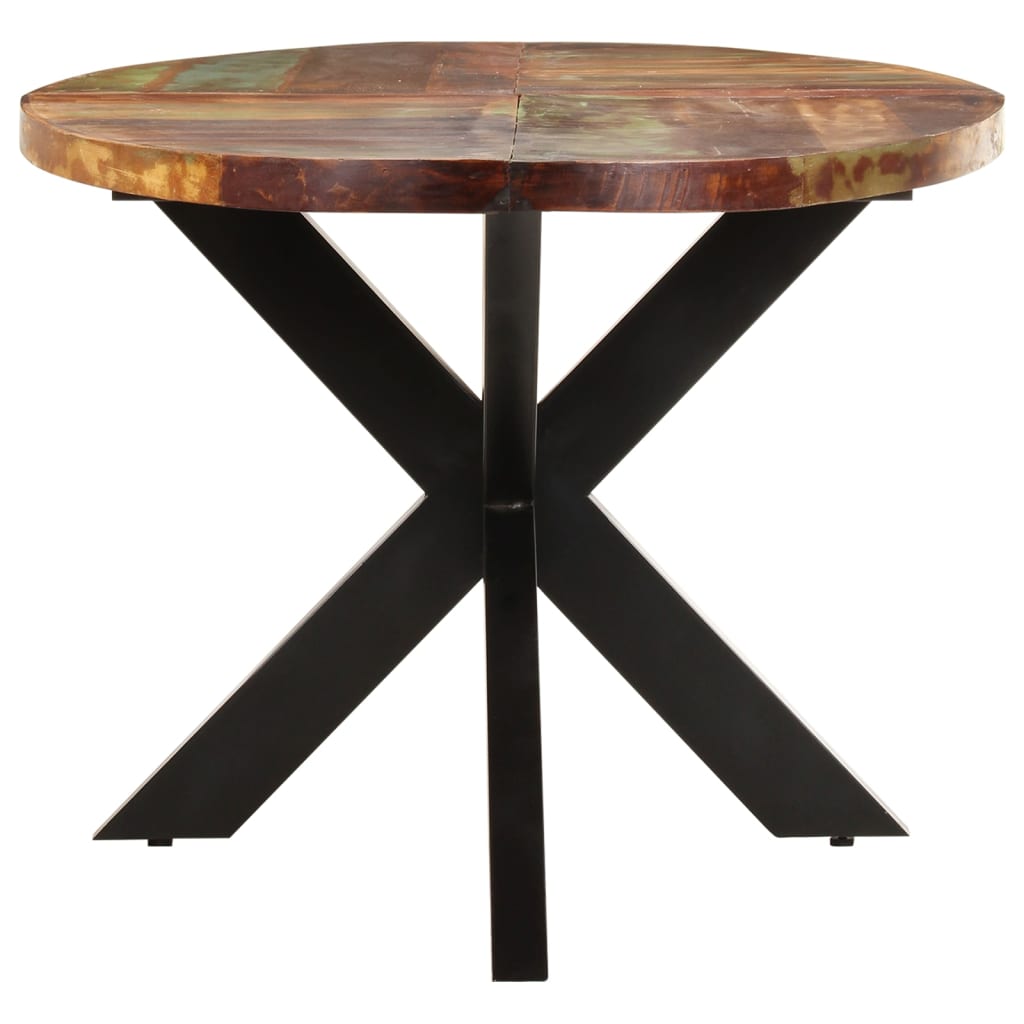 Dining table, 200x100x75cm, solid reclaimed wood