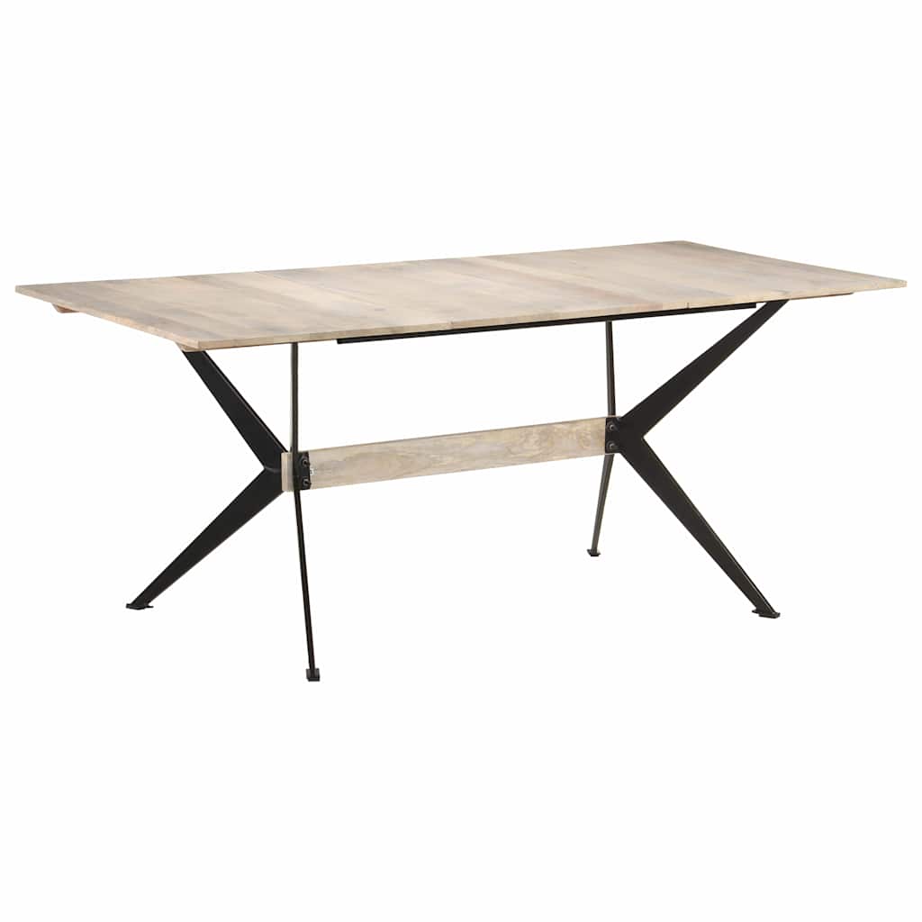 Valgomojo stalas, 180x90x76cm, mango medienos masyvas