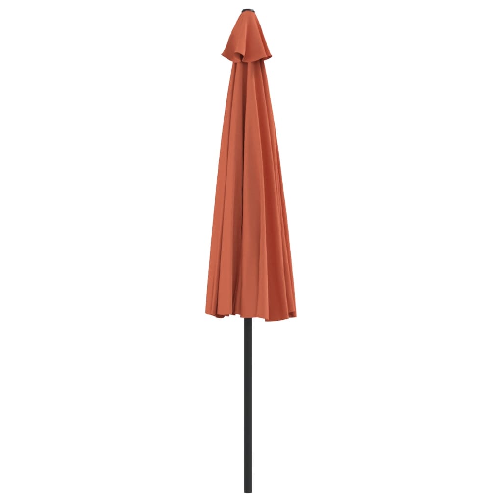 Sodo skėtis BROCK, terakotinė, 300x155x223cm