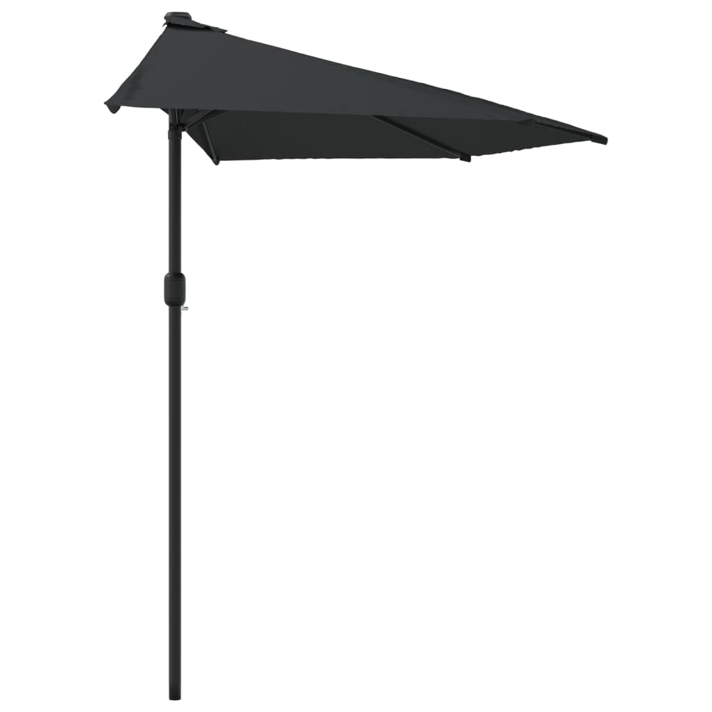 Sodo skėtis BROCK, juoda, 300x155x223cm
