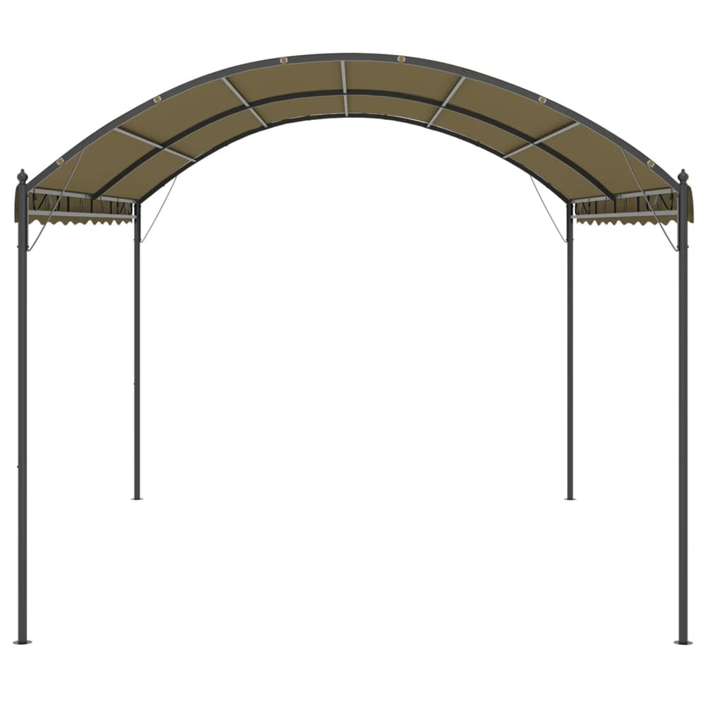 Pavėsinė, taupe spalvos, 4x3x2,6m, 180g/m²