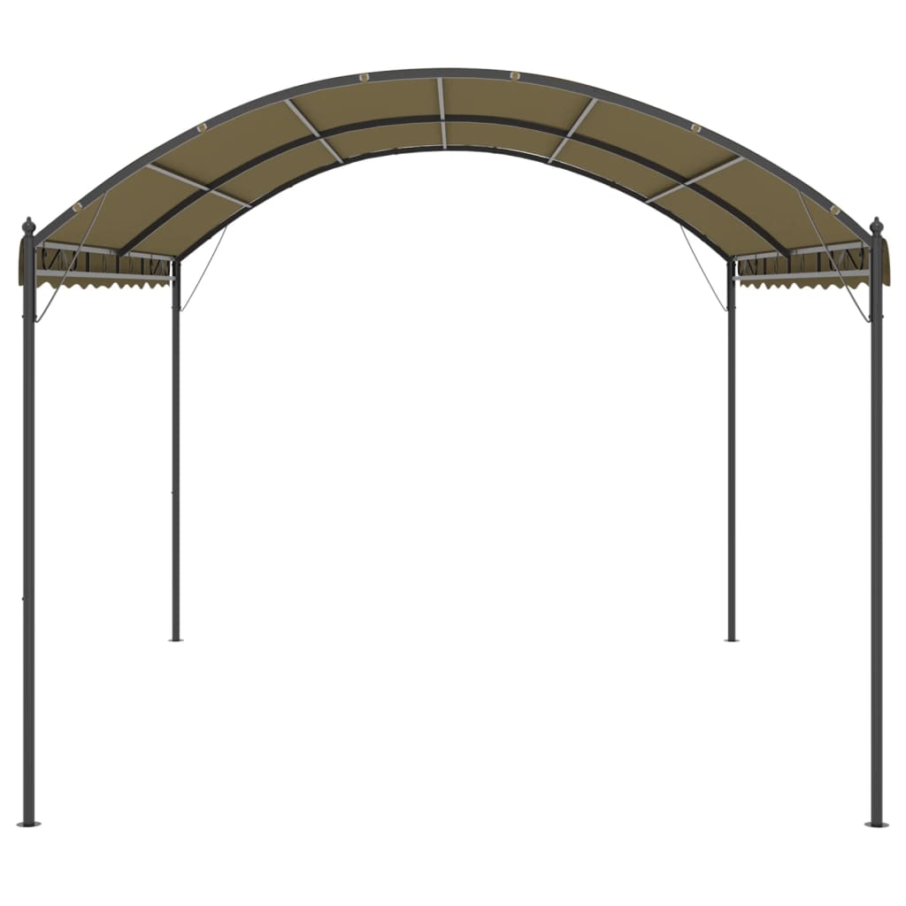 Pavėsinė, taupe spalvos, 4x3x2,6m, 180g/m²