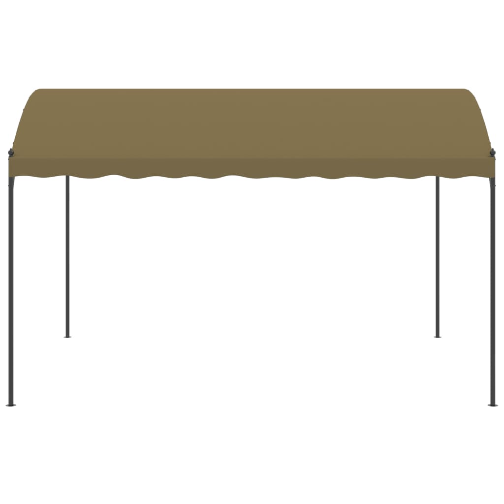 Pavėsinė, taupe spalvos, 4x3x2,6m, 180g/m²
