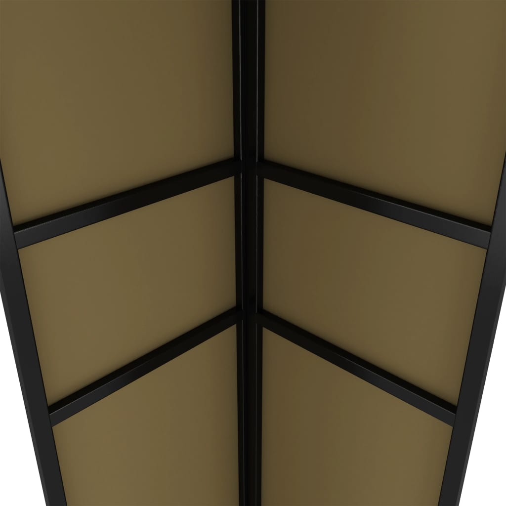 Gazebo with double roof JADE, taupe, 3x6m