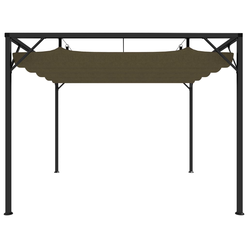 JADE Gazebo, taupe, 3x3m